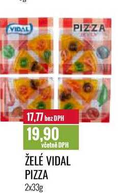 ŽELÉ VIDAL PIZZA 2x33g 