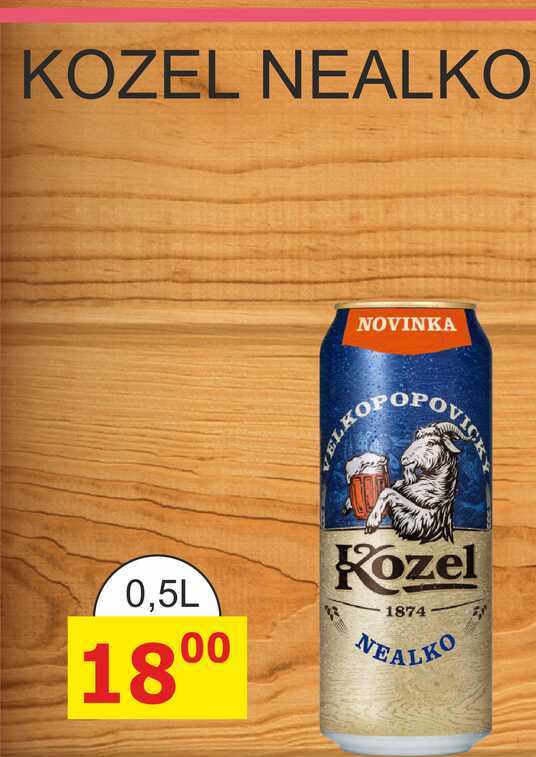 KOZEL NEALKO 0,5L plech
