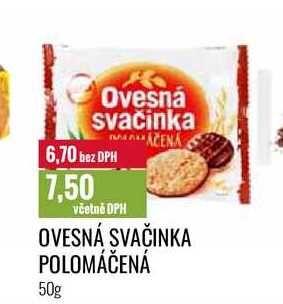 OVESNÁ SVAČINKA POLOMÁČENÁ 50g 