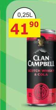 CAMPBELL SCOTCH WHISKY & COLA 0,25l