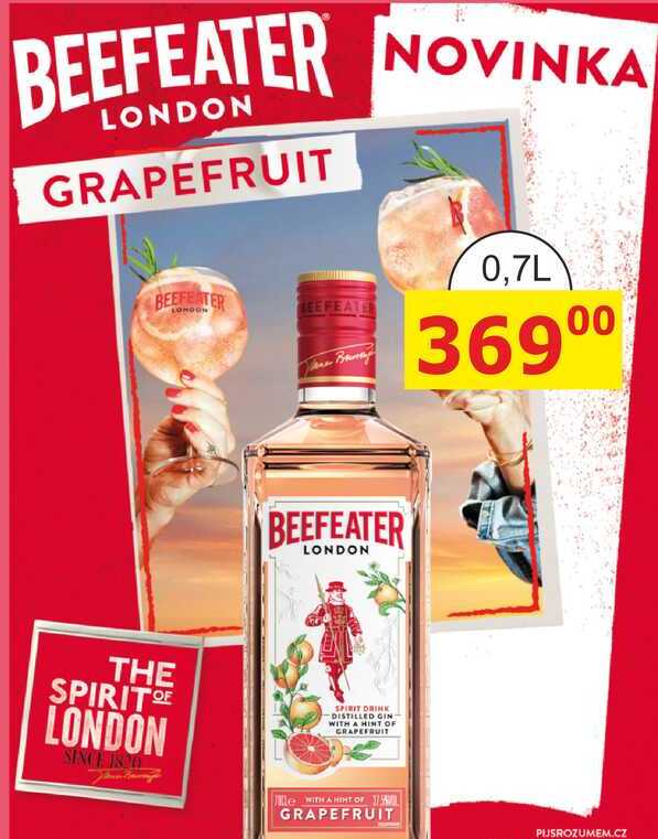 BEEFEATER LONDON GRAPEFRUIT GIN J0,7L