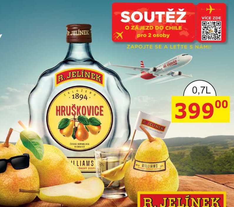 R. JELÍNEK Hruškovice williams 0,7l