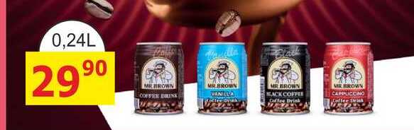 Mr. Brown Caffé latte 240ml