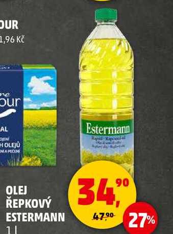 OLEJ ŘEPKOVÝ ESTERMANN, 1 l 