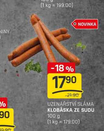 KLOBÁSKA ZE SUDU 100g