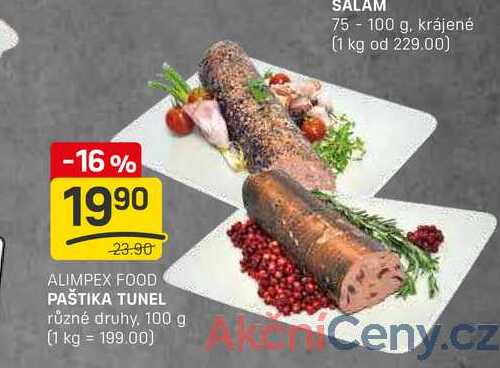 PAŠTIKA TUNEL různé druhy, 100g