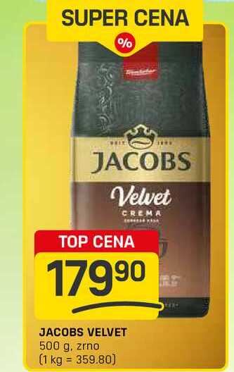 JACOBS VELVET 500 g, zrno 