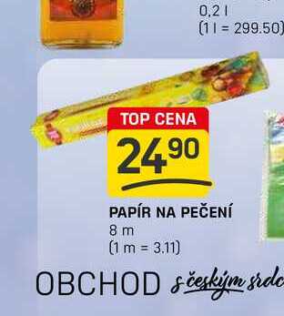 PAPÍR NA PEČENÍ 8 m 