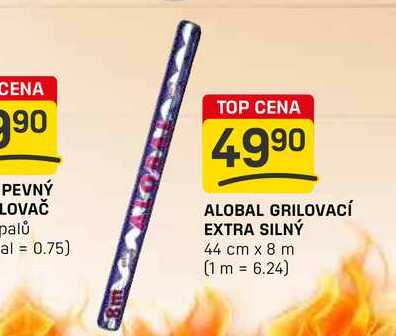 ALOBAL GRILOVACÍ EXTRA SILNÝ 44 cm x 8m