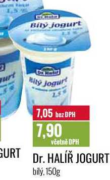 Dr. HALÍŘ JOGURT 150g 