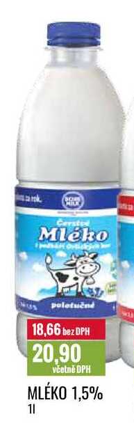 MLÉKO 1,5% 1l