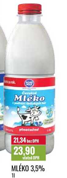 MLÉKO 3,5% 1l