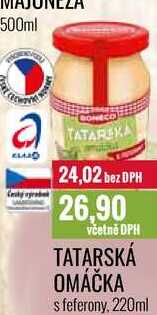 TATARSKÁ OMÁČKA s feferony, 220ml 