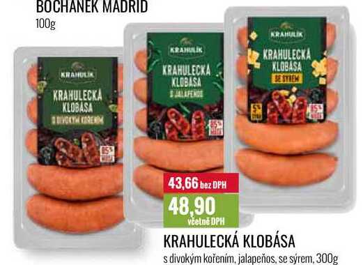 KRAHULECKÁ KLOBÁSA 300g 