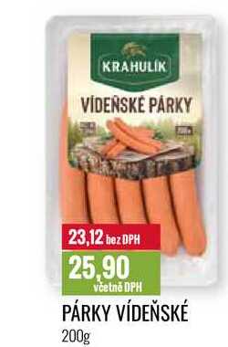 PÁRKY VÍDEŇSKÉ 200g 