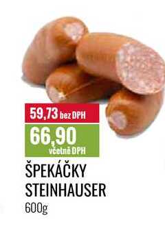 ŠPEKÁČKY STEINHAUSER 600g 