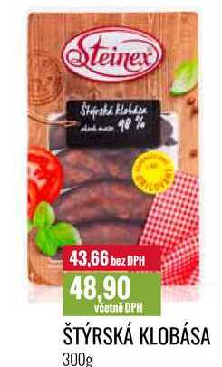 ŠTÝRSKÁ KLOBÁSA 300g 