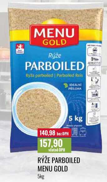 RÝŽE PARBOILED MENU GOLD 5kg