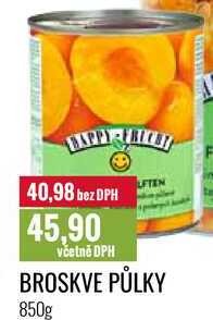 BROSKVE PŮLKY 850g 