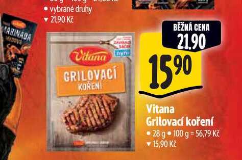   Vitana Grilovací koření 28 g 