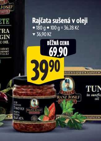   Rajčata sušená v oleji 180 g 