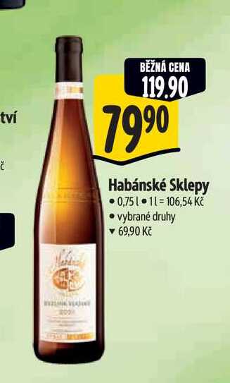   Habánské Sklepy 0,75 l