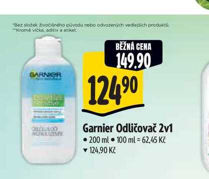  Garnier Odličovač 2v1 200 ml 