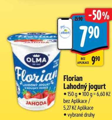   Florian  Lahodný jogurt 150 g 