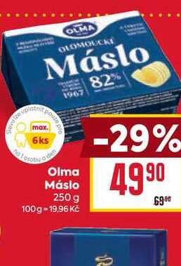 Olma Máslo 250 g 