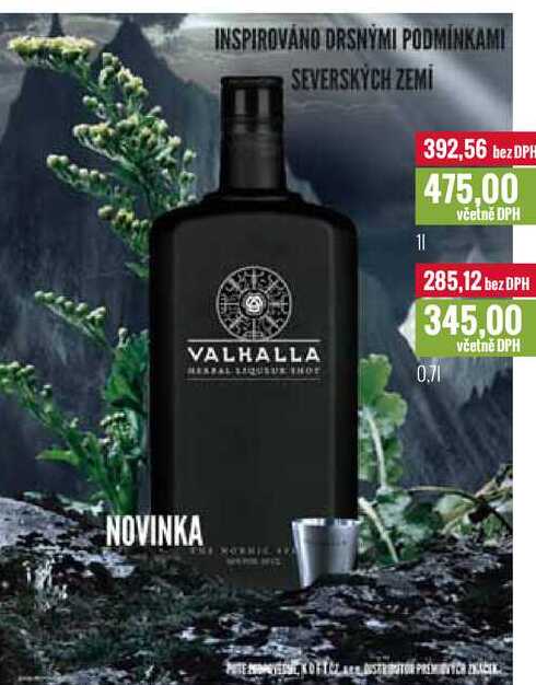VALHALLA 0,7l, 1l