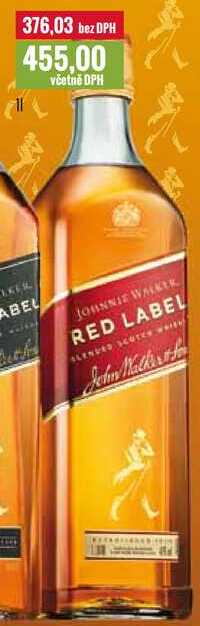 JOHNNIE WALKER RED LABEL 1l