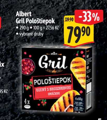   Albert Gril Pološtiepok 290 g 