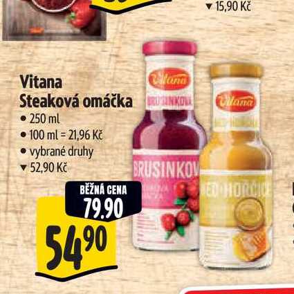 Vitana Steaková omáčka250 ml
