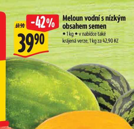   Meloun vodní s nízkým obsahem semen 1kg 