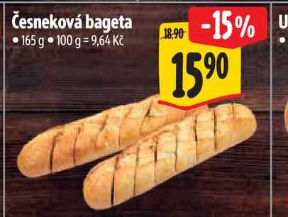Česneková bageta 165 g