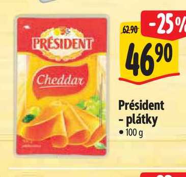   Président - plátky 100 g 