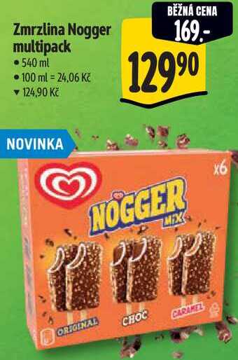 Zmrzlina Nogger multipack, 540 ml 