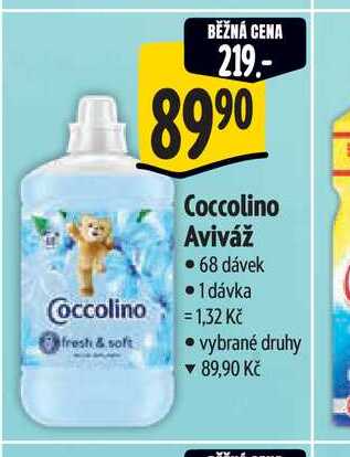   Coccolino Aviváž 68 dávek 