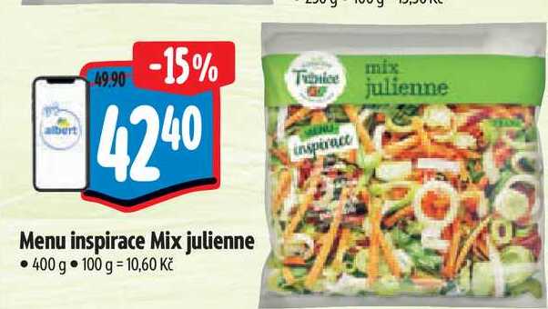  Menu inspirace Mix julienne 400 g 