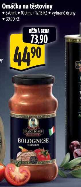 Omáčka na těstoviny, 370 ml 