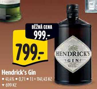 Hendrick's Gin, 0,7 l