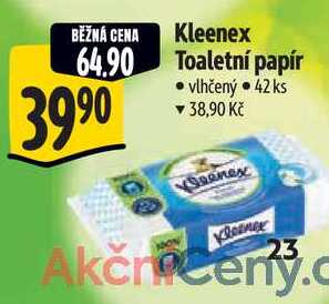 Kleenex Toaletní papír vlhčený, 42 ks 