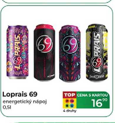 Loprais 69 energetický nápoj 0,51 