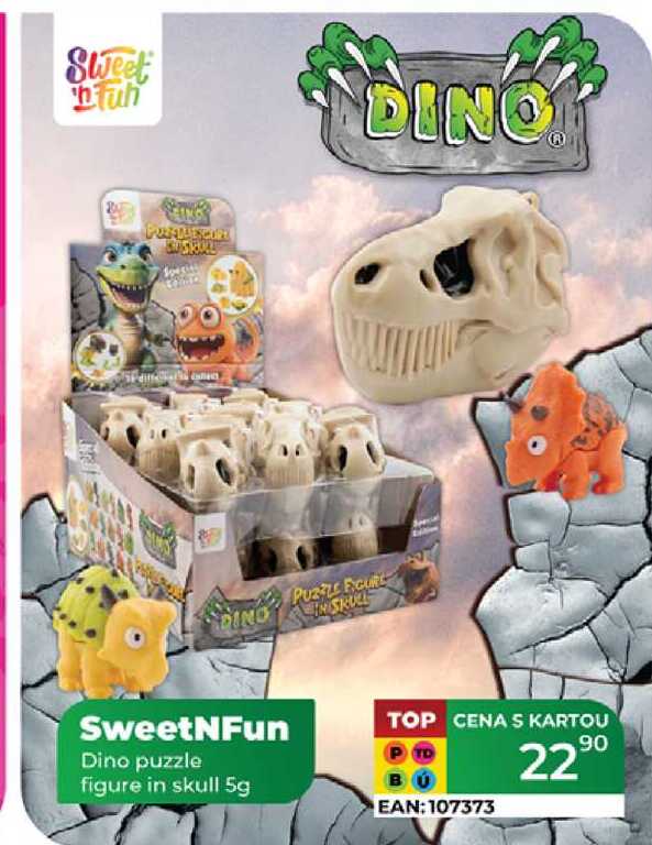 SweetNFun Dino puzzle figure in skull 5g 