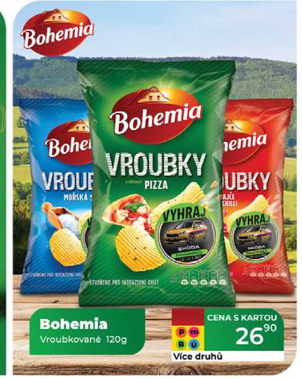 Bohemia Vroubkované 120g  