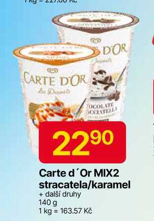 Carte d'Or MIX2 stracatela/karamel 140 g 