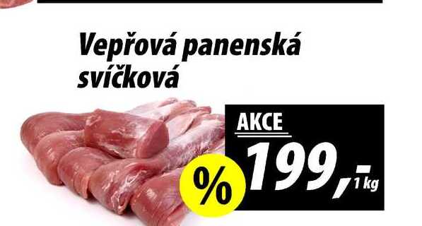 Vepřová panenská svíčková, 1 kg