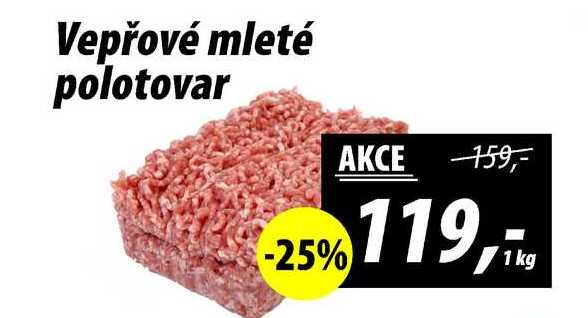 Vepřové mleté polotovar, 1 kg 