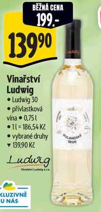 Vinařství Ludwig, 0,75 l