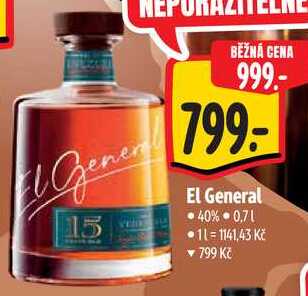 El General, 0,7 l